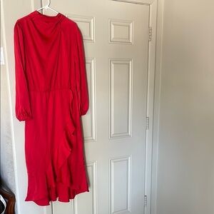 Elegant Red Women's Dress